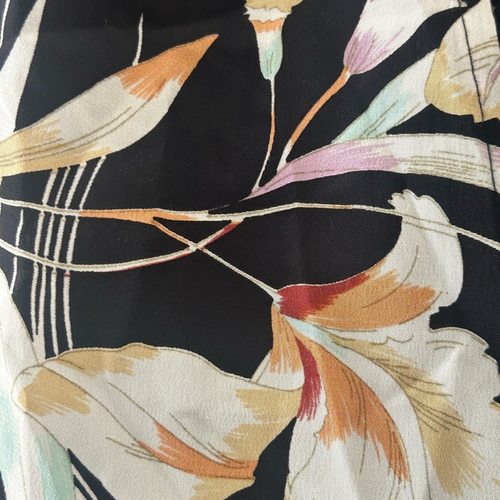 NWT Yumi Kim Kennedy 100% Silk Black Floral Bay Breeze Wrap Mini Dress - Small - Picture 16 of 16